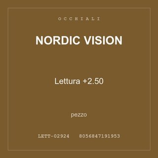 Nordic Vision Lettura +2.50 — pezzo
