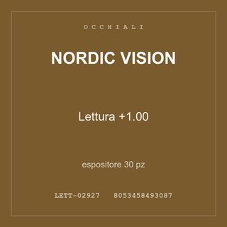 Nordic Vision Lettura +1.00 — espositore 15 pz
