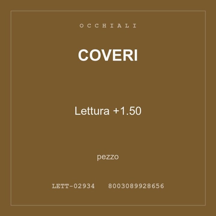 Coveri Lettura +1.50 — conf. 2 pz