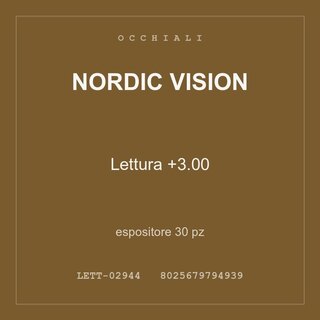 Nordic Vision Lettura +3.00 — espositore 30 pz