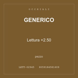 Generico Lettura +2.50 — pezzo