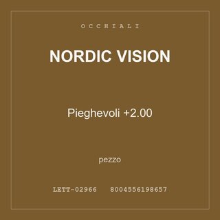 Nordic Vision Pieghevoli +2.00 — conf. 2 pz