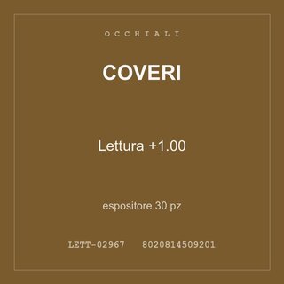 Coveri Lettura +1.00 — espositore 90 pz