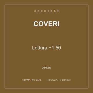 Coveri Lettura +1.50 — conf. 3 pz