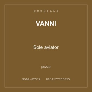 Vanni Sole aviator — pezzo