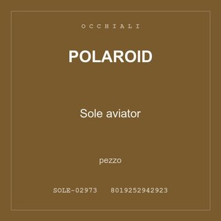 Polaroid Sole aviator — pezzo