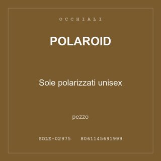 Polaroid Sole polarizzati unisex — pezzo