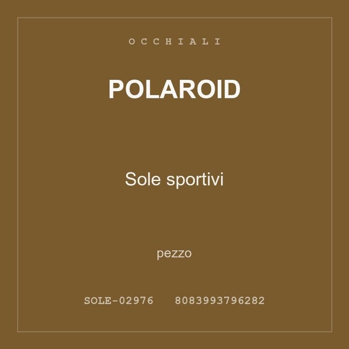 Polaroid Sole sportivi — pezzo