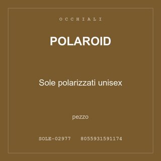 Polaroid Sole polarizzati unisex — conf. 2 pz