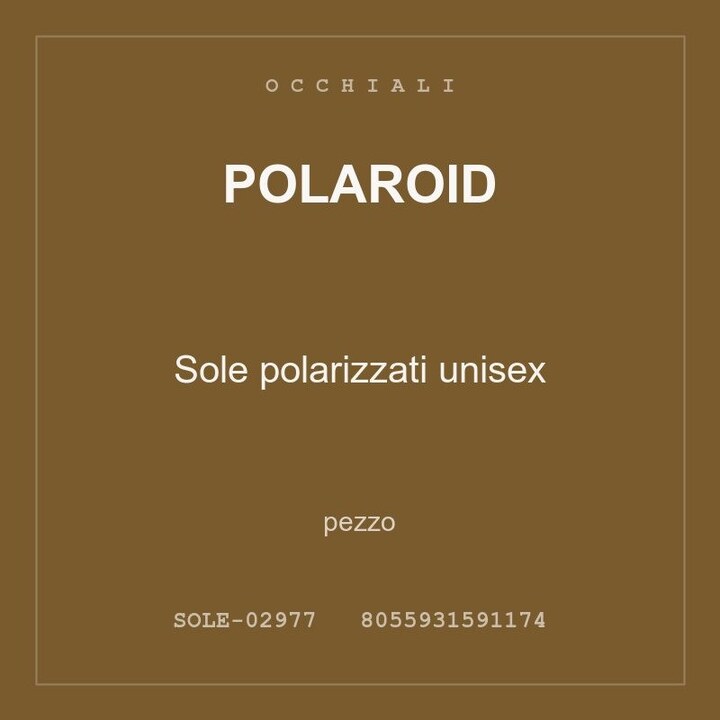 Polaroid Sole polarizzati unisex — conf. 2 pz