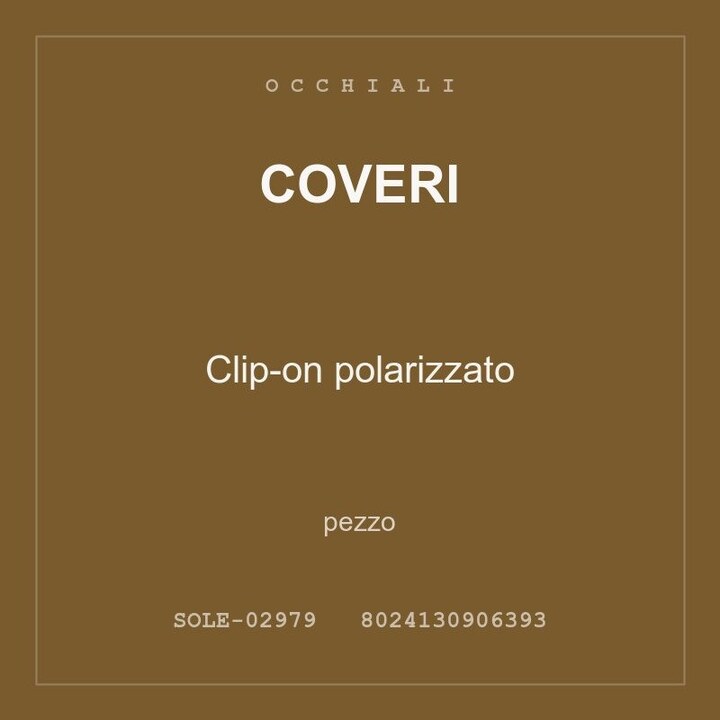 Coveri Clip-on polarizzato — pezzo
