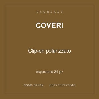 Coveri Clip-on polarizzato — espositore 24 pz