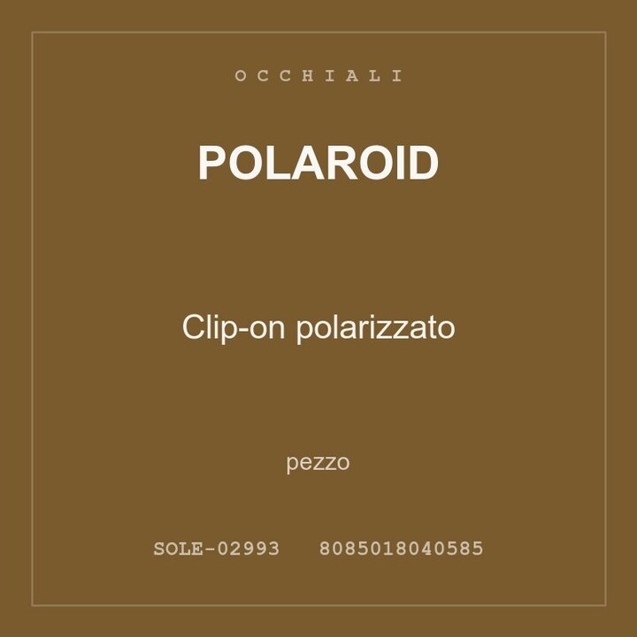 Polaroid Clip-on polarizzato — conf. 2 pz