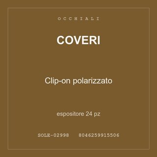 Coveri Clip-on polarizzato — espositore 12 pz
