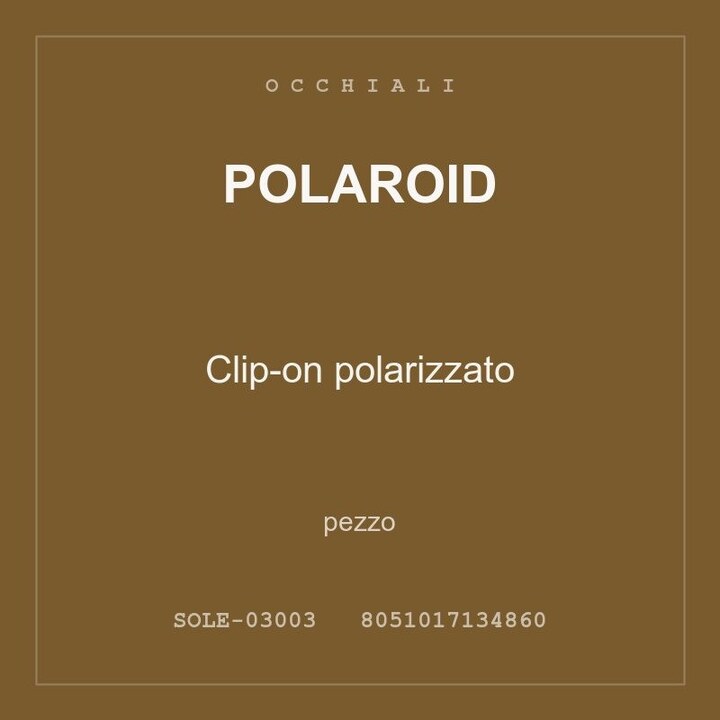 Polaroid Clip-on polarizzato — conf. 4 pz