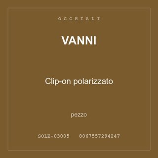 Vanni Clip-on polarizzato — pezzo
