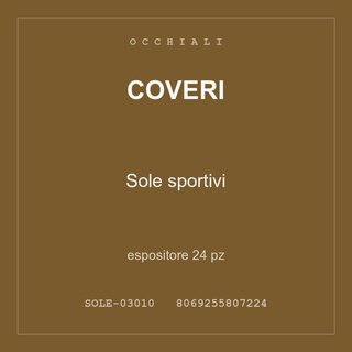 Coveri Sole sportivi — espositore 12 pz