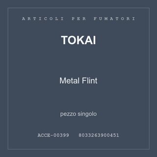 Tokai Metal Flint — conf. 2 pz