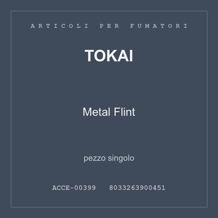 Tokai Metal Flint — conf. 2 pz