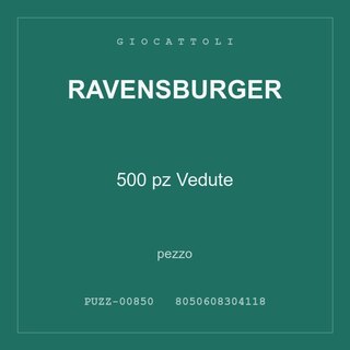 Ravensburger 500 pz Vedute — pezzo