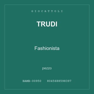 Trudi Fashionista — conf. 3 pz