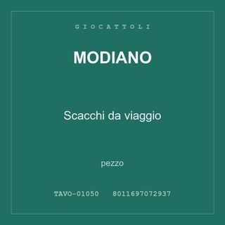 Modiano Scacchi da viaggio — pezzo