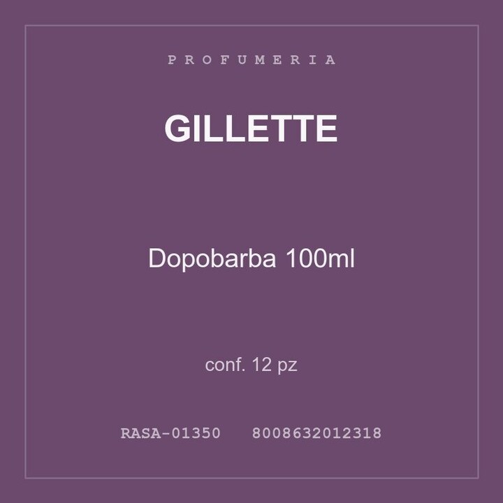 Gillette Dopobarba 100ml — conf. 35 pz