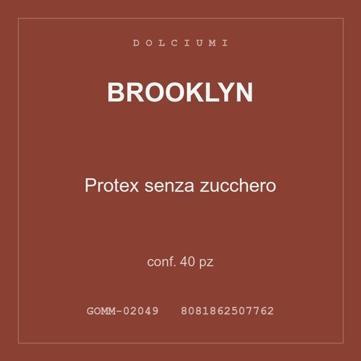 Brooklyn Protex senza zucchero — conf. 80 pz