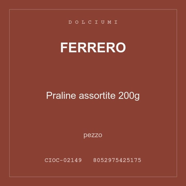 Ferrero Praline assortite 200g — conf. 2 pz