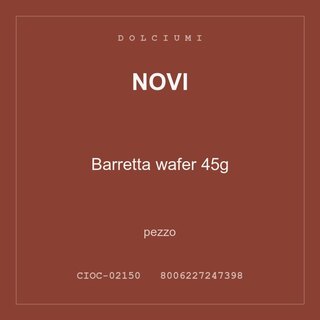 Novi Barretta wafer 45g — pezzo