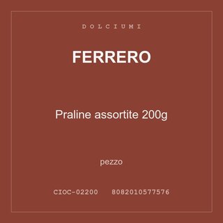 Ferrero Praline assortite 200g — conf. 8 pz