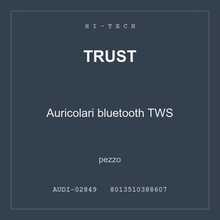 Trust Auricolari bluetooth TWS — conf. 4 pz