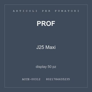 Prof J25 Maxi — display 50 pz