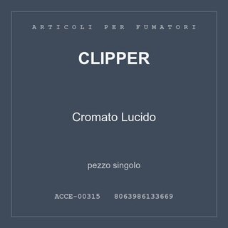Clipper Cromato Lucido — pezzo singolo