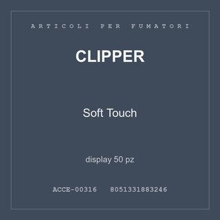 Clipper Soft Touch — display 50 pz