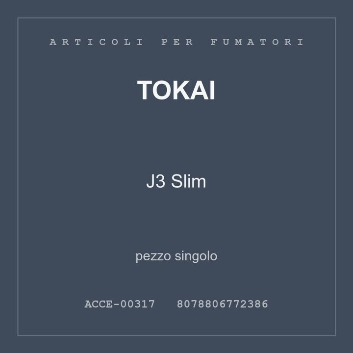 Tokai J3 Slim — pezzo singolo