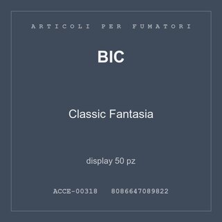BIC Classic Fantasia — display 50 pz