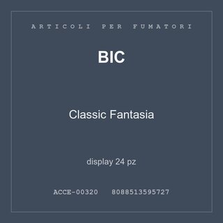 BIC Classic Fantasia — display 24 pz