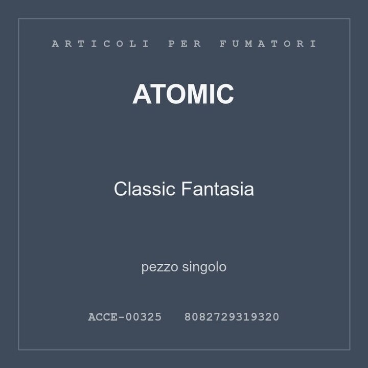 Atomic Classic Fantasia — pezzo singolo