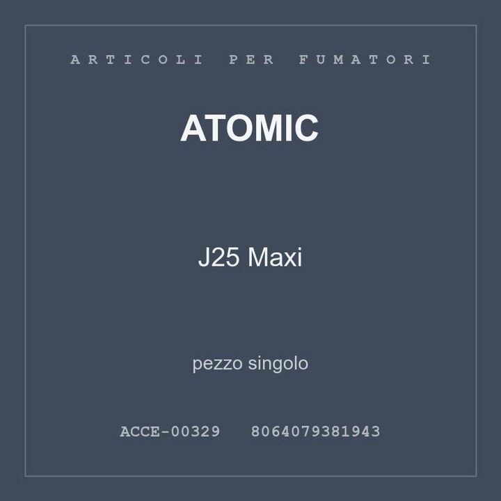 Atomic J25 Maxi — pezzo singolo