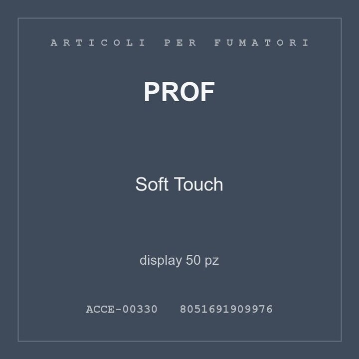 Prof Soft Touch — display 50 pz