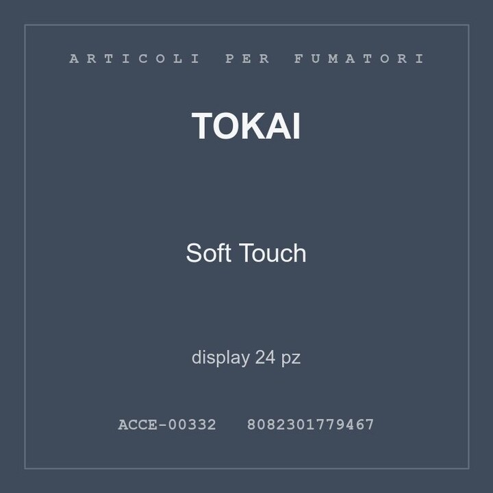 Tokai Soft Touch — display 24 pz