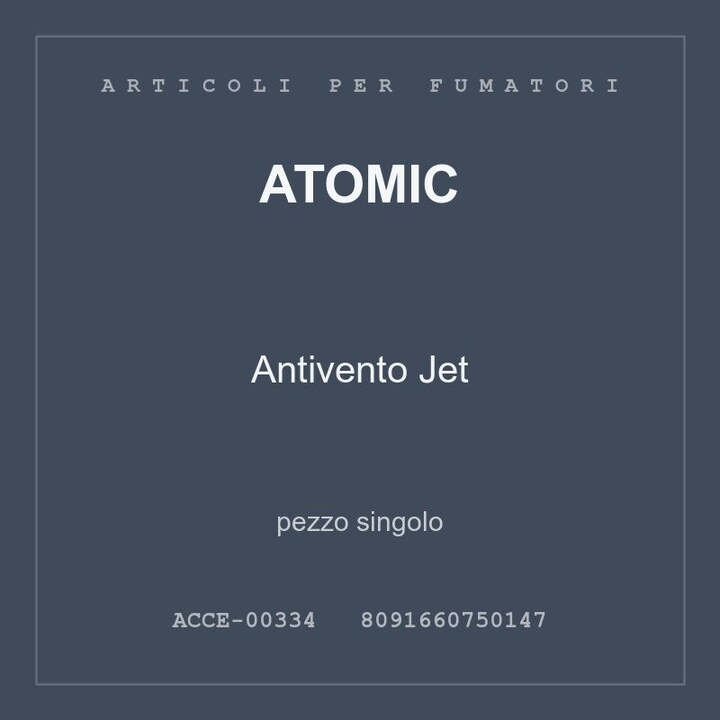 Atomic Antivento Jet — pezzo singolo