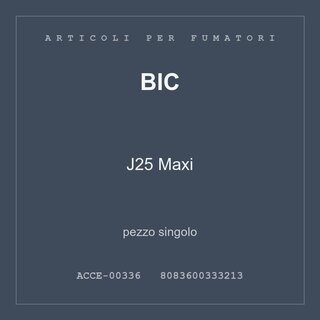 BIC J25 Maxi — pezzo singolo