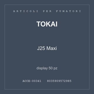 Tokai J25 Maxi — display 50 pz