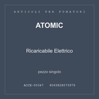 Atomic Ricaricabile Elettrico — pezzo singolo