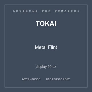 Tokai Metal Flint — display 50 pz
