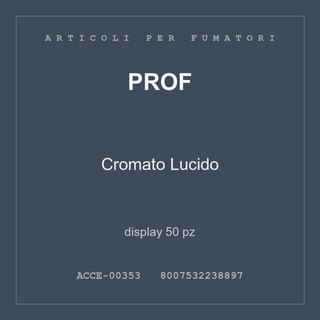 Prof Cromato Lucido — display 50 pz
