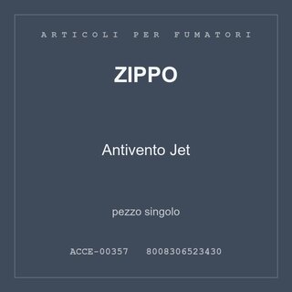 Zippo Antivento Jet — conf. 2 pz