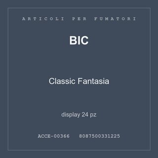 BIC Classic Fantasia — display 70 pz